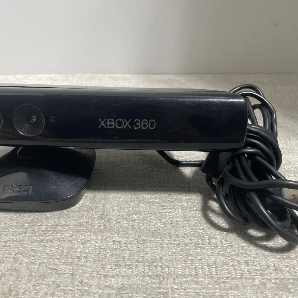 Genuine Microsoft Xbox 360 Kinect Sensor Bar Black Camera Tested And Working